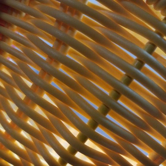 Ciroa Tier Summer Pineapple Resin Wicker Rattan Woven Fruit Vegetable Basket - Picture 8 of 16